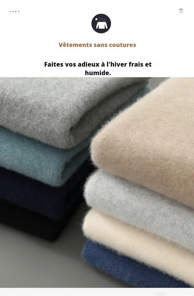 Arlington™ | Pull en Cachemire Premium – Élégance, Douceur et Confort Inégalé