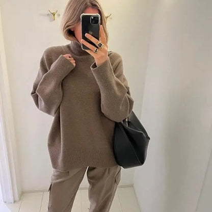 Éloïse | Pull Oversize en Cachemire pour un Luxe Décontracté lunnav